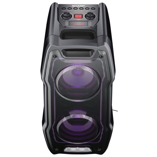 Refurbished - Sharp PS-929 Portable Bluetooth Party Speaker with Microphone