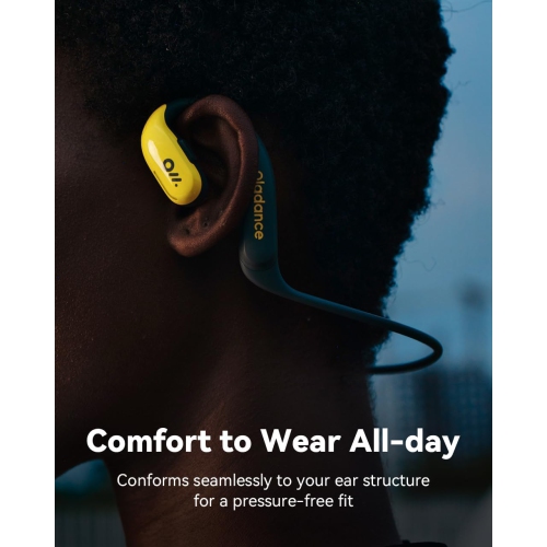 Oladance OWS Sports Open-Ear Headphone, 15 Hours Open Wearable Stereo Bluetooth Earphones IPX8 Waterproof for Running Cycling Workout Gym, Bluetooth