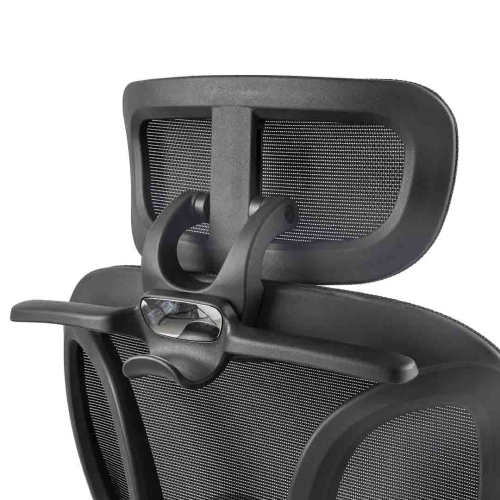 Fauteuil de bureau ergonomique MotionGrey Mellow – Dossier en filet confortable avec accoudoirs réglables – Chaises d'ordinateur parfaites pour le
