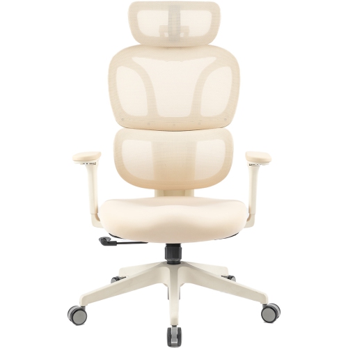 Fauteuil bureau ergonomique filet Mellow MotionGrey, accoudoirs réglables, maille haut - Bureau d'ordinateur Chaises idéales pour le jeu à domicile