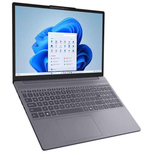 Portable IdeaPad Slim 3i de 15,3 po de Lenovo - Gris luna (Core 3 - 100U d'Intel/RAM 8 Go/SSD 512 Go/Windows 11)
