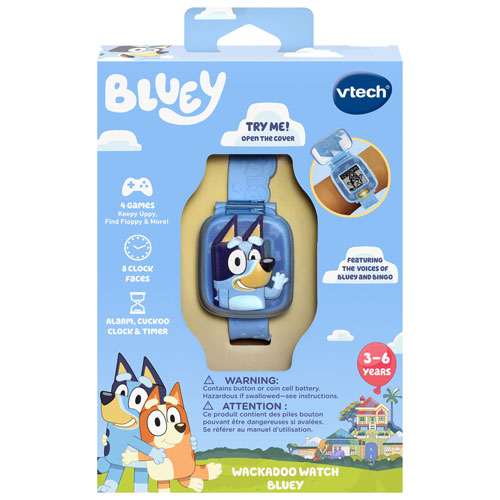 VTech Bluey Wackadoo Watch - Blue - English