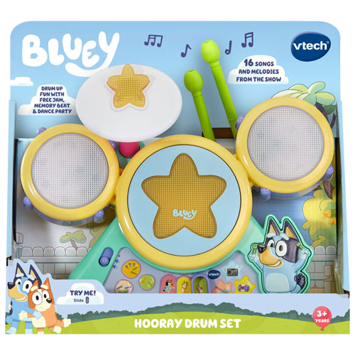 VTech Bluey Hooray Drum Set - English