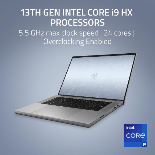 Razer Blade 16 Gaming Laptop: NVIDIA GeForce RTX 4080-13th Gen Intel 24-Core i9 HX CPU - Dual Mode Mini LED (UHD+ 120Hz & FHD+ 240Hz - 32GB RAM -Open