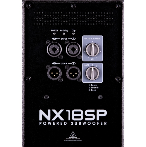 Yorkville Sound NX18SP NX 18'' Powered Subwoofer - 2400 Watt