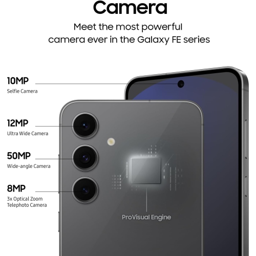 Galaxy S24FE de Samsung + Watch FE de Samsung (Wi-Fi) – Tout neuf – Noir