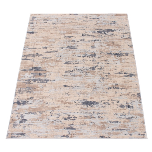 Tapis en polypropylène gris Devin 5 pi 3&nbsp;po x 7 pi 3&nbsp;po