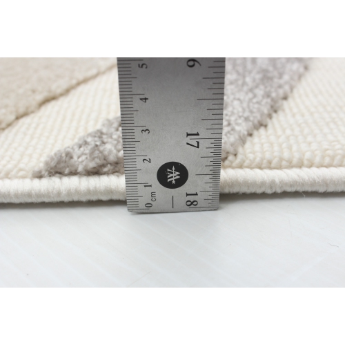 Zuma Taupe Polypropylene Rug 4'7" x 6'7"