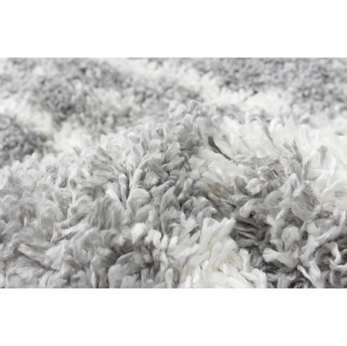 Grammercy Diamond Cream Polypropylene Shag 6'7" x 9'6"