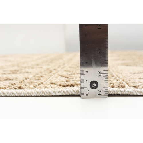 Nolita Taupe, Taupe Polypropylene Rug 4'0" x 6'0"