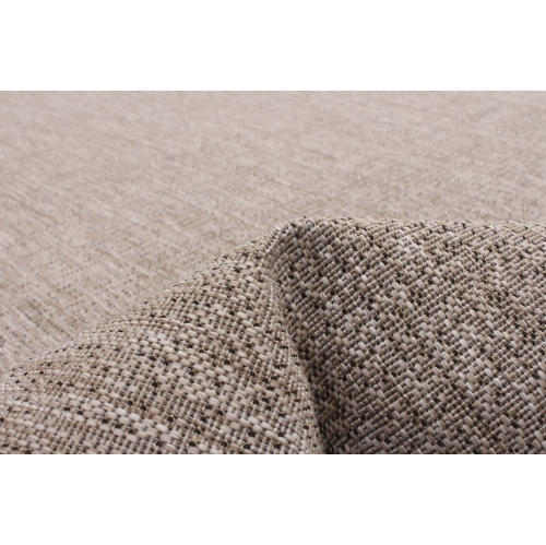 Sisal Classic Silver/Black Polypropylene Rug 5'3" x 7'7"