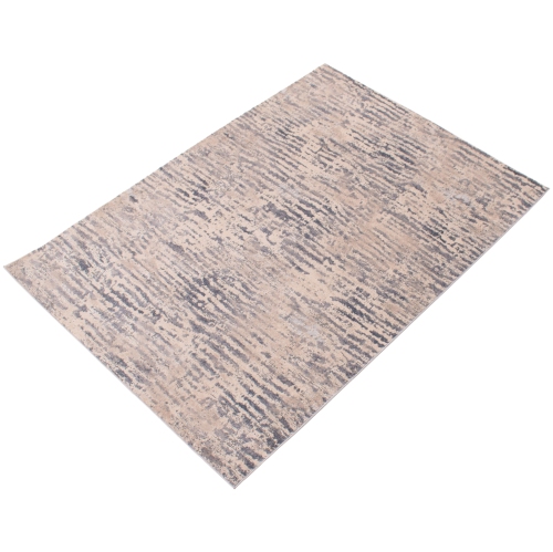 Noelle Taupe Polypropylene Rug 5'3" x 7'3"