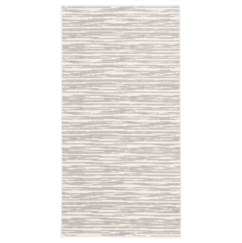 ALFRESCO DECOR  Yeta Polypropylene Rug 2'8" X 4'11" In Grey