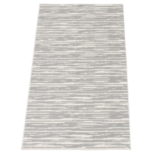 Yeta Grey Polypropylene Rug 2'8" x 4'11"