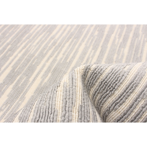 Yeta Grey Polypropylene Rug 2'8" x 4'11"