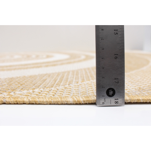 Veranda Diamond Blue Polypropylene Rug 6'7" x 9'6"