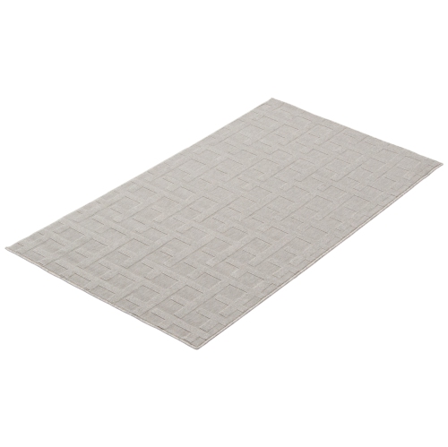 Villa Grey Polypropylene Rug 3'11" x 5'7"