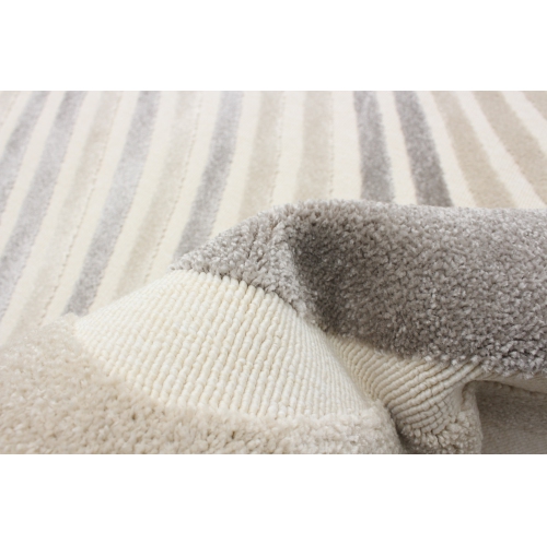 Zuma Taupe Polypropylene Rug 4'7" x 6'7"