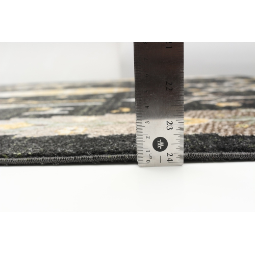 Aqua Gypsy Ivory Polyester Rug 3'0" x 5'0"