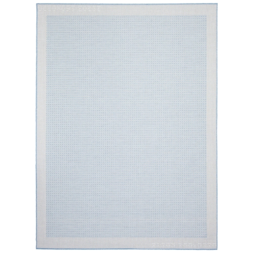 Veranda Diamond Blue Polypropylene Rug 6'7" x 9'6"