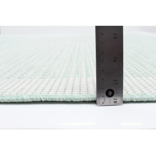 Veranda Diamond Blue Polypropylene Rug 6'7" x 9'6"