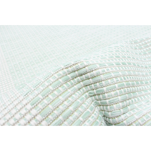 Veranda Diamond Blue Polypropylene Rug 6'7" x 9'6"