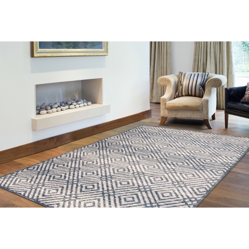 Tapis en polypropylène crème d'Ember 7 pi 10&nbsp;po x 10 pi 2&nbsp;po