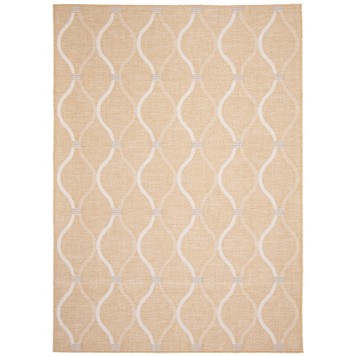 Veranda Diamond Blue Polypropylene Rug 6'7" x 9'6"