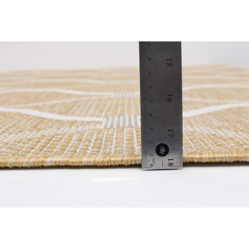 Veranda Diamond Blue Polypropylene Rug 6'7" x 9'6"