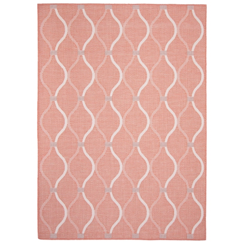 Veranda Diamond Blue Polypropylene Rug 6'7" x 9'6"