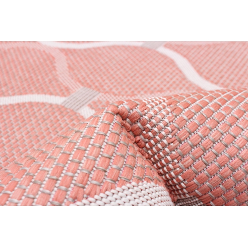 Veranda Diamond Blue Polypropylene Rug 6'7" x 9'6"