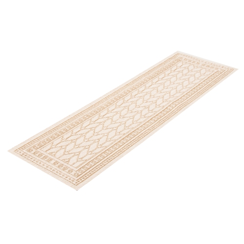 Francesca Taupe Polypropylene Rug 2'6" x 12'0"