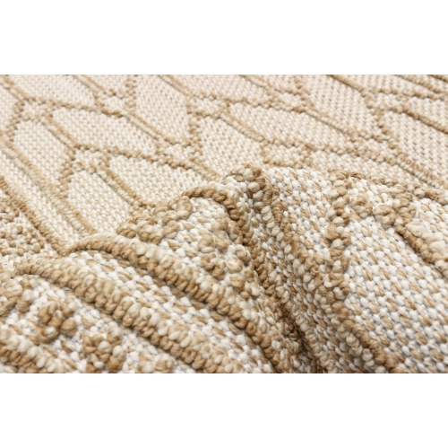 Francesca Taupe Polypropylene Rug 2'6" x 12'0"