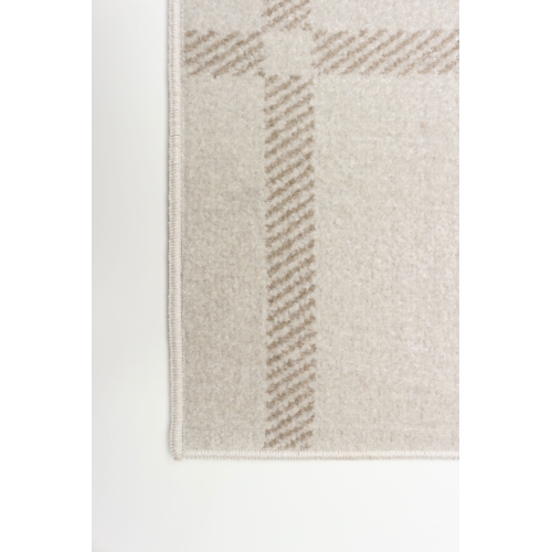 Aqua Gypsy Ivory Polyester Rug 3'0" x 5'0"