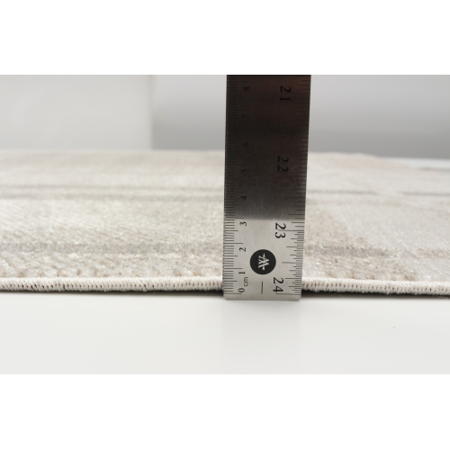 Aqua Gypsy Ivory Polyester Rug 3'0" x 5'0"