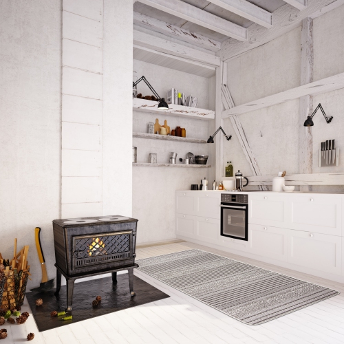 Cabana Chocolate Polypropylene Rug 2'2" x 3'11"