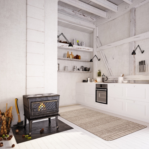 Cabana Taupe Polypropylene Rug 2'2" x 3'11"