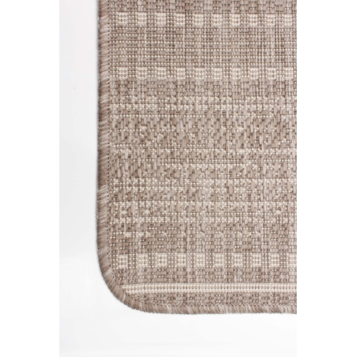 Cabana Taupe Polypropylene Rug 2'2" x 3'11"