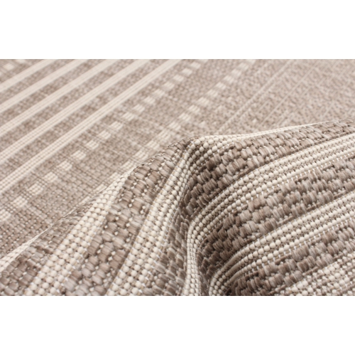 Cabana Taupe Polypropylene Rug 2'2" x 3'11"