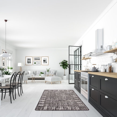 Solea Grey Polypropylene Rug 2'2" x 3'11"