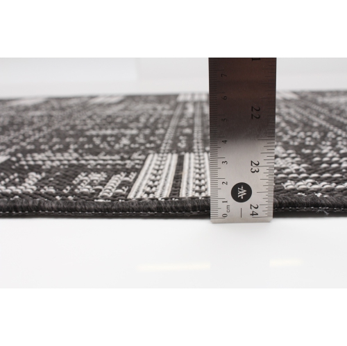 Solea Grey Polypropylene Rug 2'2" x 3'11"