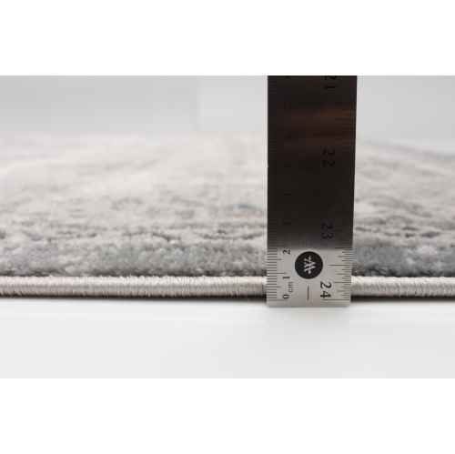 Oregon Tabriz Grey/Cream Polypropylene Rug 5'3" x 7'3"