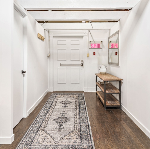 Oregon Tabriz Grey/Cream Polypropylene Rug 5'3" x 7'3"