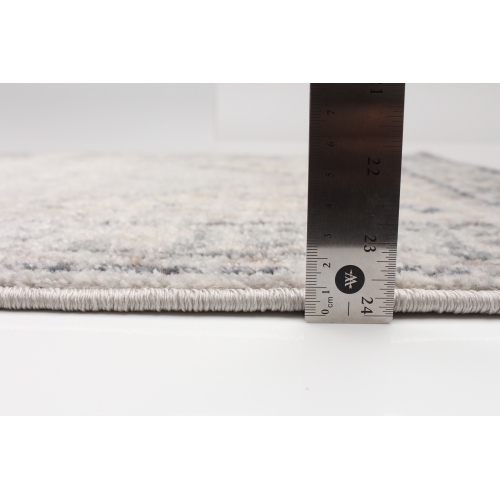 Oregon Tabriz Grey/Cream Polypropylene Rug 5'3" x 7'3"