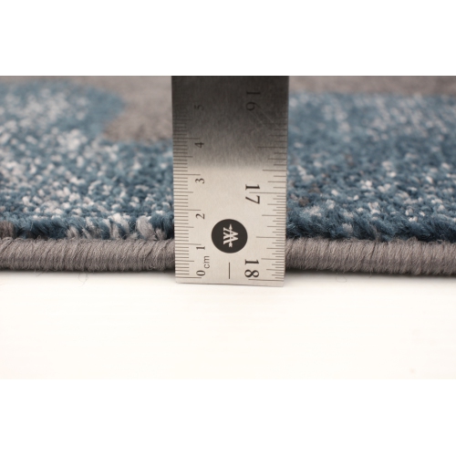 Presly Cream/Pink Polypropylene Rug 5'3" x 7'3"