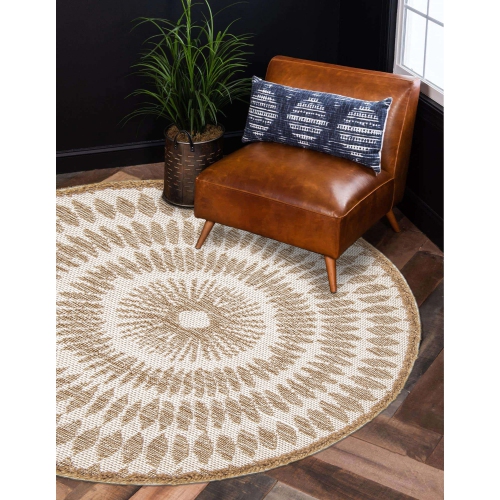 Manon Taupe Polypropylene Rug 8'0" x 10'0"