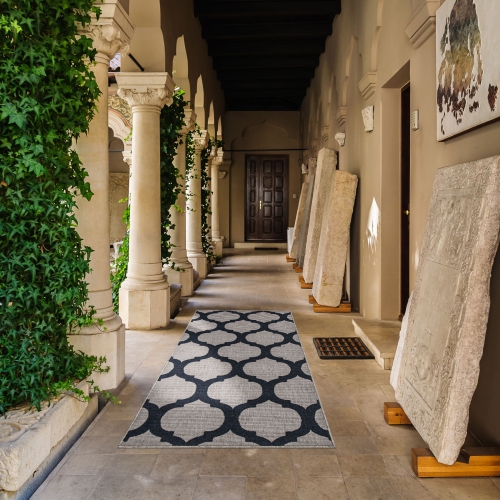 Cambridge Grey Polypropylene Rug 5'3" x 7'7"