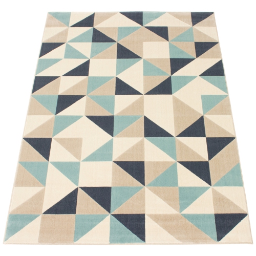 Delta Blue Polypropylene Rug 5'3" x 7'7"