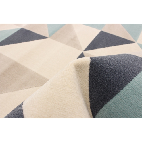 Delta Blue Polypropylene Rug 5'3" x 7'7"
