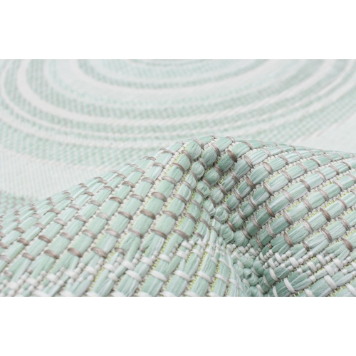 Veranda Diamond Blue Polypropylene Rug 6'7" x 9'6"